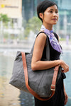 Tokyo Tote 203 Charcoal Gray | Tote & Shoulder Bag